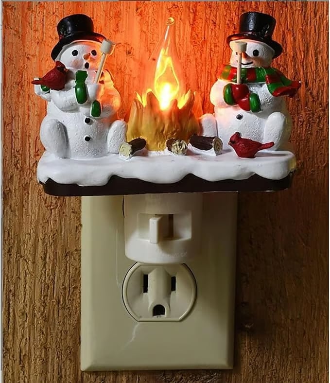 🎅Christmas Santa Claus Campfire Nightlight