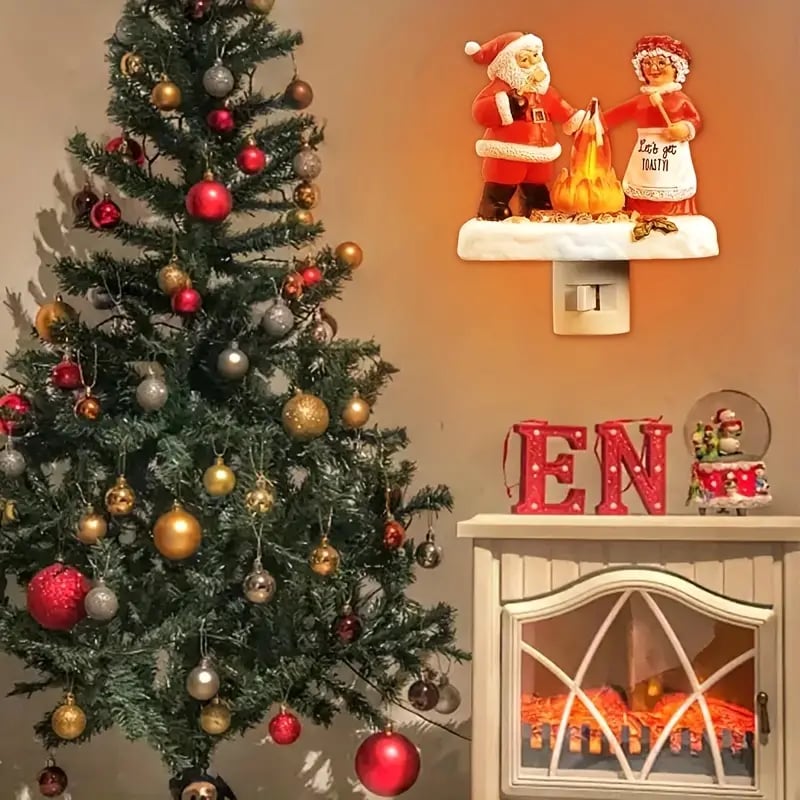 🎅Christmas Santa Claus Campfire Nightlight