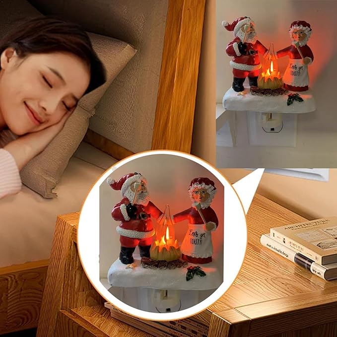 🎅Christmas Santa Claus Campfire Nightlight