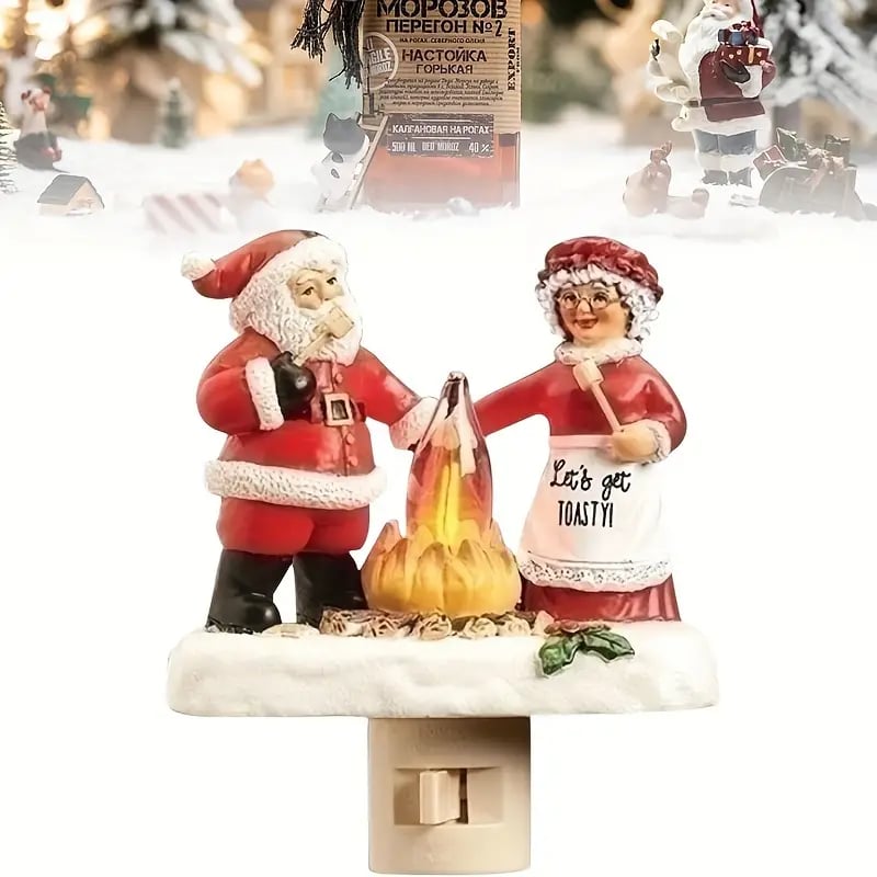 🎅Christmas Santa Claus Campfire Nightlight